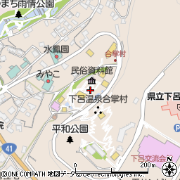 下呂温泉合掌村周辺の地図