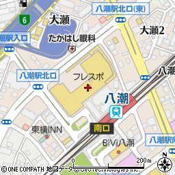 ファイン薬局八潮店周辺の地図