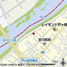 埼玉県三郷市戸ヶ崎2364周辺の地図