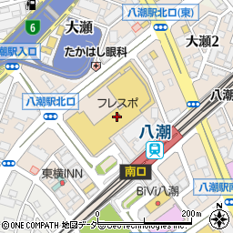 フードスクエアカスミ八潮駅前店周辺の地図