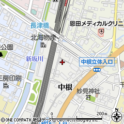 千葉県松戸市中根33周辺の地図