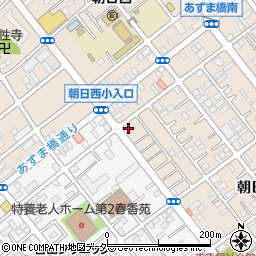 城北信用金庫朝日町支店周辺の地図