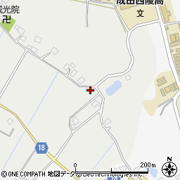 千葉県成田市大竹2286周辺の地図