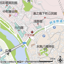 岐阜県下呂市湯之島780周辺の地図