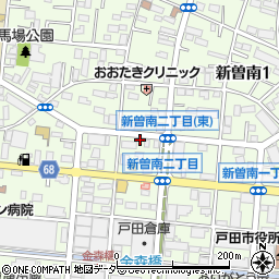 リパーク戸田新曽南２丁目駐車場周辺の地図