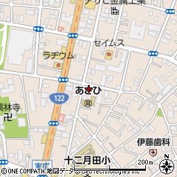 大倉牛乳店周辺の地図