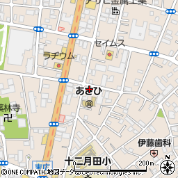 大倉牛乳店周辺の地図