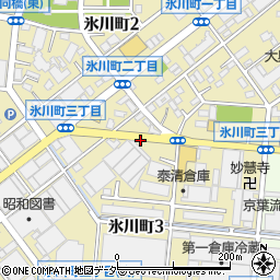 埼玉県戸田市氷川町周辺の地図
