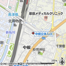 千葉県松戸市中根21周辺の地図