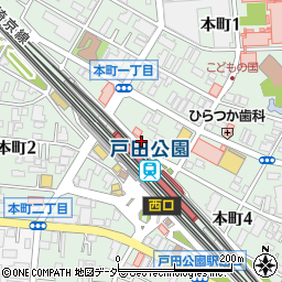 戸田公園オアシスクリニック周辺の地図