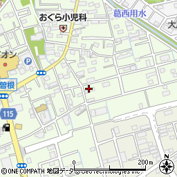 埼玉県八潮市大曽根204周辺の地図