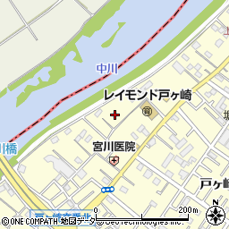 埼玉県三郷市戸ヶ崎2387周辺の地図