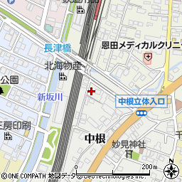千葉県松戸市中根40周辺の地図