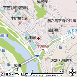 岐阜県下呂市湯之島833周辺の地図