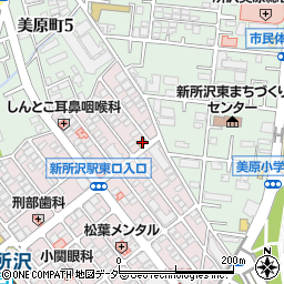 ファミリーマート所沢松葉町店周辺の地図