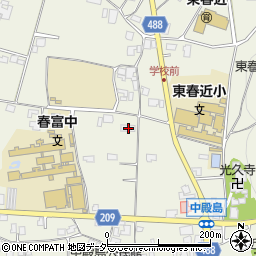 長野県伊那市東春近中組1233周辺の地図