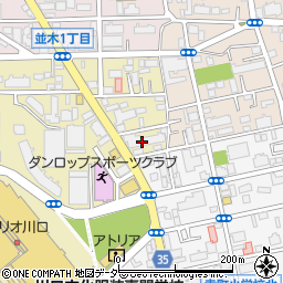 埼玉県川口市並木元町2周辺の地図
