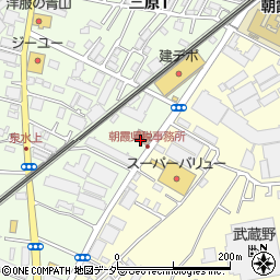 埼玉県朝霞地方庁舎　南西部地域振興センター周辺の地図