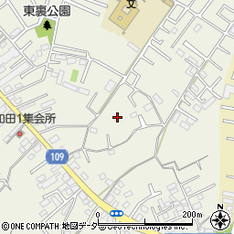 埼玉県新座市大和田1丁目周辺の地図