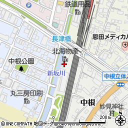 千葉県松戸市中根106周辺の地図