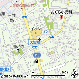 埼玉県八潮市大曽根269周辺の地図