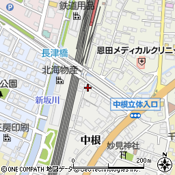 千葉県松戸市中根39周辺の地図