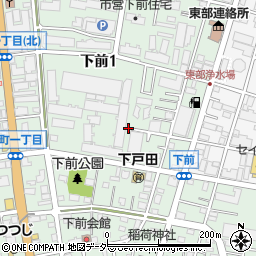 埼玉県戸田市下前周辺の地図