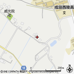 千葉県成田市大竹504周辺の地図
