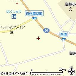 山梨県北杜市白州町白須1063周辺の地図