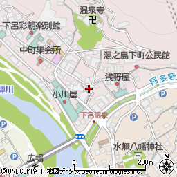 岐阜県下呂市湯之島790周辺の地図