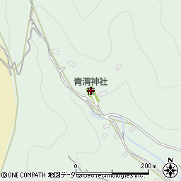 青渭神社周辺の地図