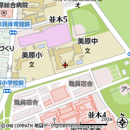 所沢市立美原中学校周辺の地図