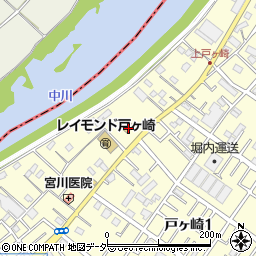 埼玉県三郷市戸ヶ崎2403周辺の地図