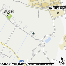 千葉県成田市大竹502周辺の地図