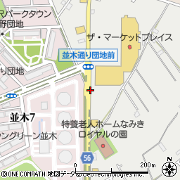 田八駐車場周辺の地図