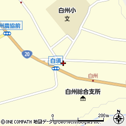 山梨県北杜市白州町白須276周辺の地図