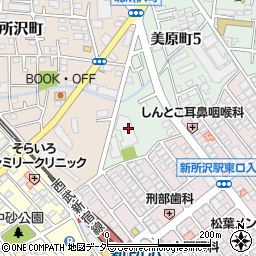 新所沢サニーハイツ周辺の地図
