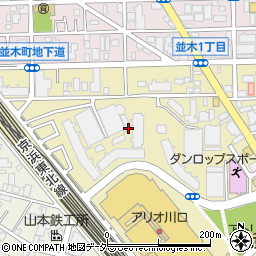 〒332-0033 埼玉県川口市並木元町の地図