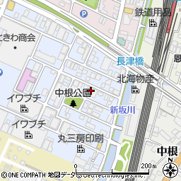 千葉県松戸市中根長津町周辺の地図