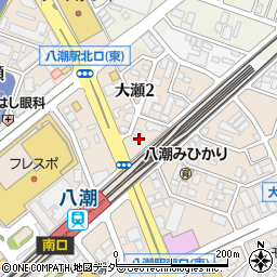 大栄パーク八潮大瀬駐車場周辺の地図