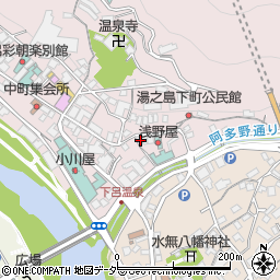 岐阜県下呂市湯之島745周辺の地図