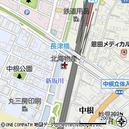千葉県松戸市中根43周辺の地図