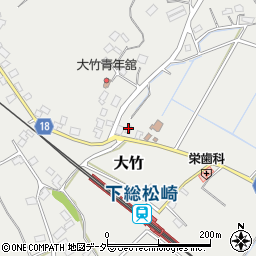 千葉県成田市大竹360周辺の地図