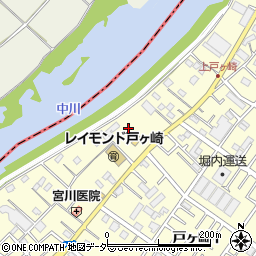 埼玉県三郷市戸ヶ崎2407周辺の地図