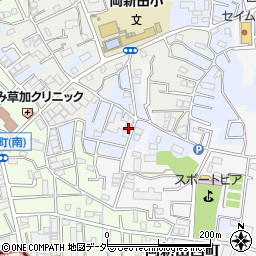 埼玉県草加市両新田東町118周辺の地図