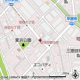 埼玉県戸田市笹目7丁目周辺の地図