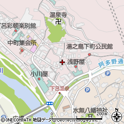 岐阜県下呂市湯之島579周辺の地図