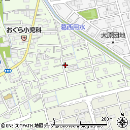 埼玉県八潮市大曽根120-5周辺の地図