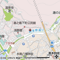 岐阜県下呂市湯之島738周辺の地図