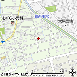 埼玉県八潮市大曽根120-6周辺の地図